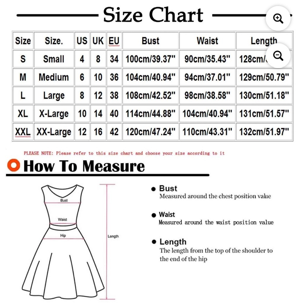 NWOT: 100% Cotton Dress With Pockets. - Picture 2 of 3
